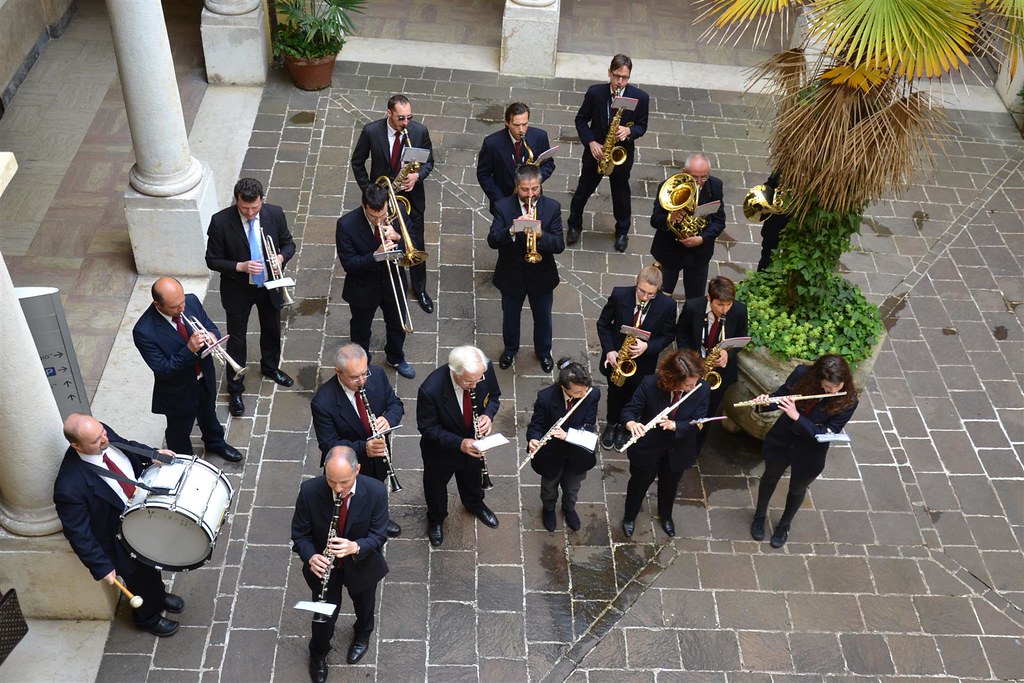 Concerto estivo della banda cittadina di Ponte San Pietro.