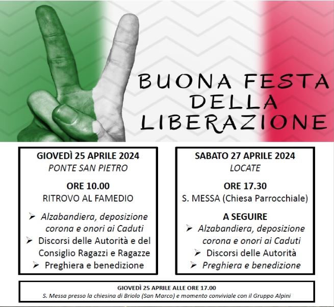 Immagine che raffigura CELEBRAZIONI PER LA FESTA DELLA LIBERAZIONE 2024