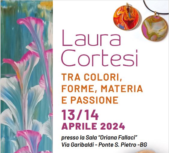 Immagine che raffigura MOSTRA - TRA COLORI, FORME, MATERIA E PASSIONE DI LAURA CORTESI