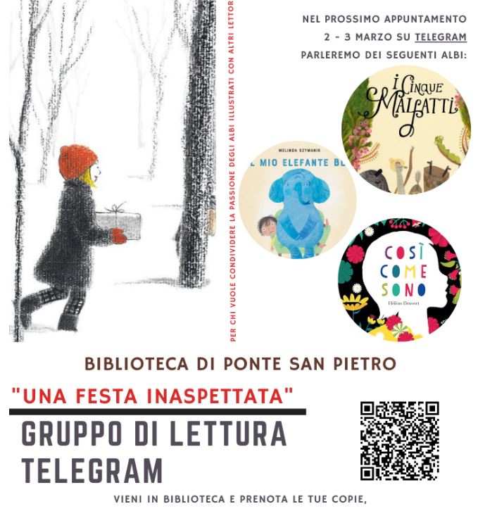 Immagine che raffigura GRUPPO DI LETTURA DI ALBI ILLUSTRATI “UNA FESTA INASPETTATA”