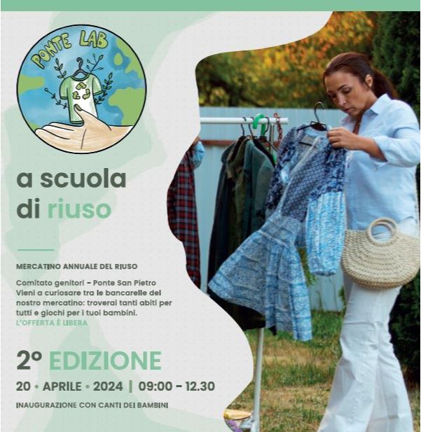 Immagine che raffigura PONTE LAB - MERCATINO ANNUALE DEL RIUSO 