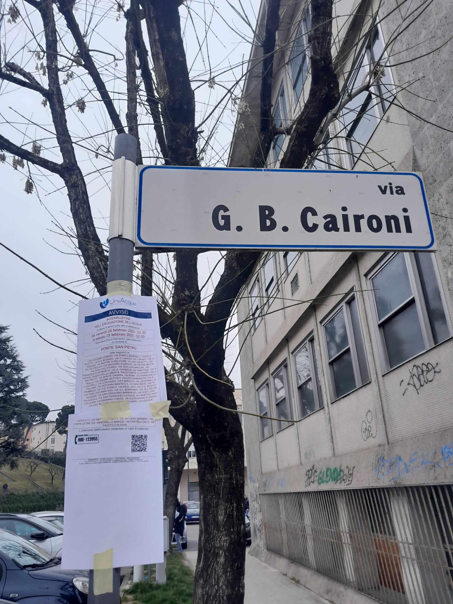 Immagine che raffigura SOSPENSIONE EROGAZIONE ACQUA NEL COMUNE DI  PONTE SAN PIETRO IN DATA VENERDI' 24/02/2023