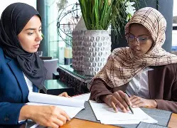 Scuola di alfabetizzazione della lingua italiana.